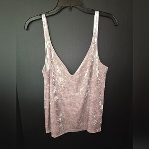 H & M Women's Velvet V-Neck Cami Size Medium